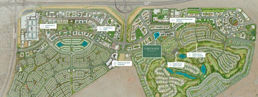 Master Plan of Greenside Residence
