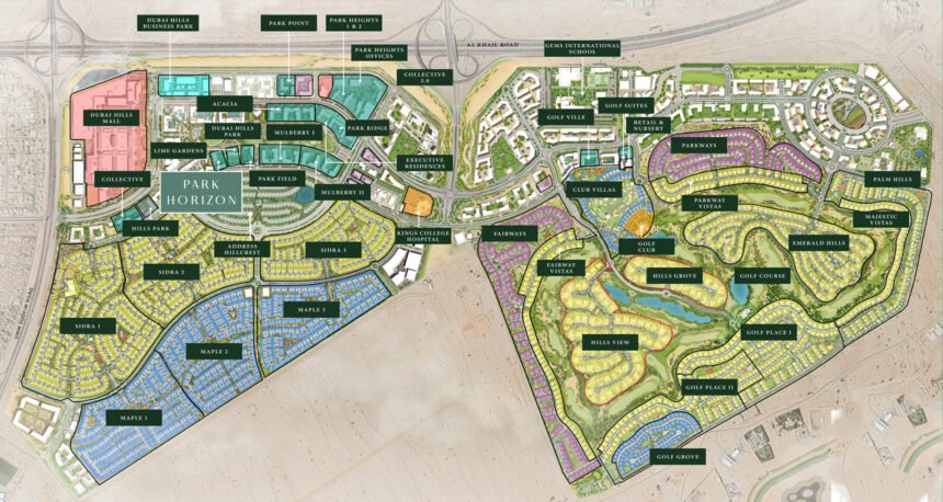 Master Plan of Park Horizon