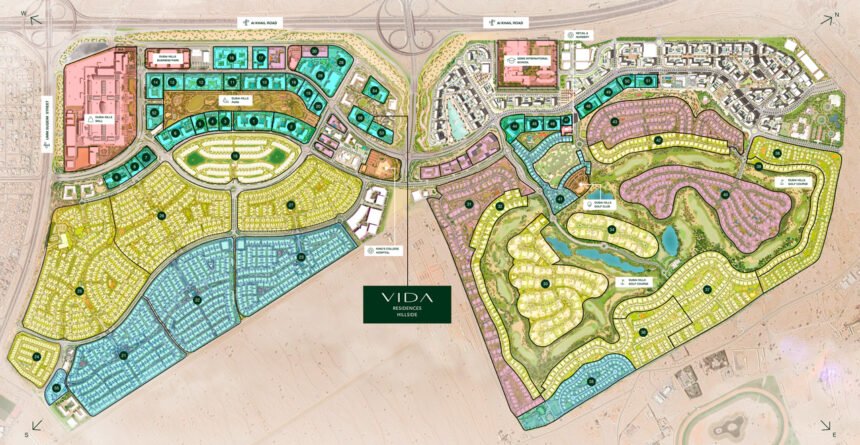 Master Plan of Vida Residences Hillside