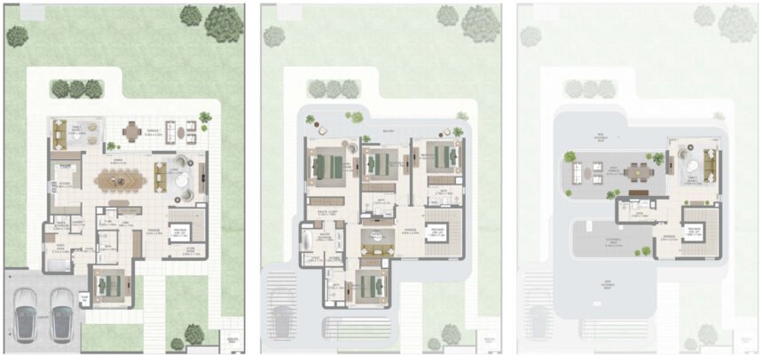 Floor Plans of Park Gate - 5 Bedrooms Villas