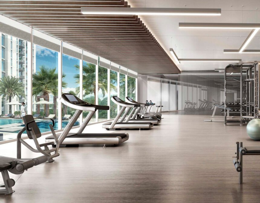 Fitness centre with cardio and strength zones