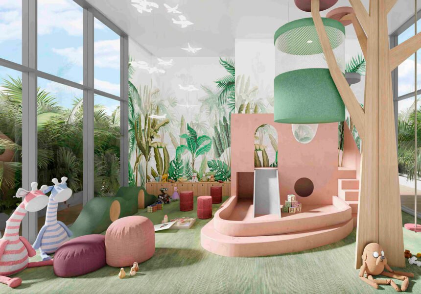 Children's club and play areas