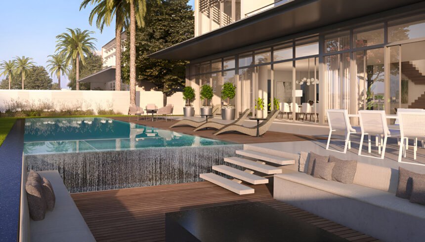 Private swimming pools