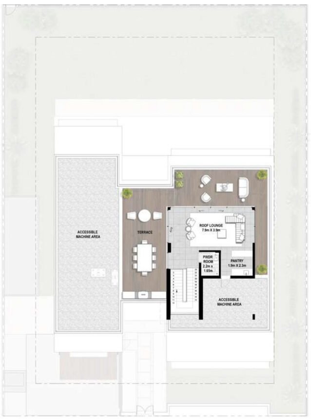 Floor Plans of Golf Place Terraces - 6 Bedrooms Villas