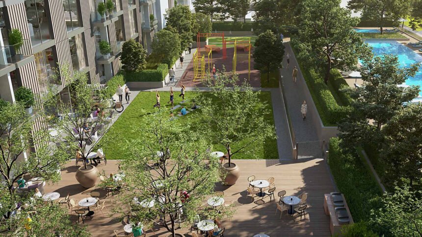 Lounge and promenade areas