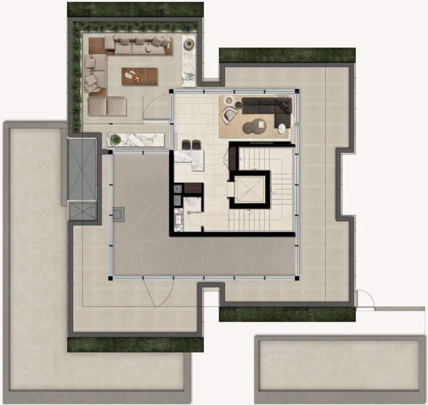 Floor Plans of Eden House - 6 Bedrooms Villas